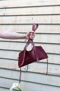 The Split Bag in Oxblood