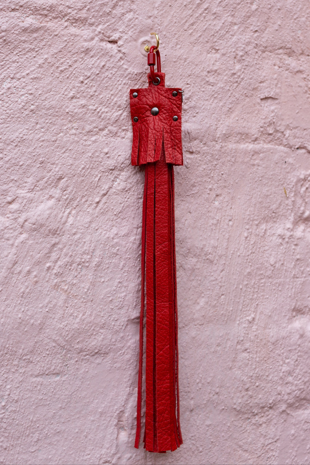 XL Cherry Tassel Keychain